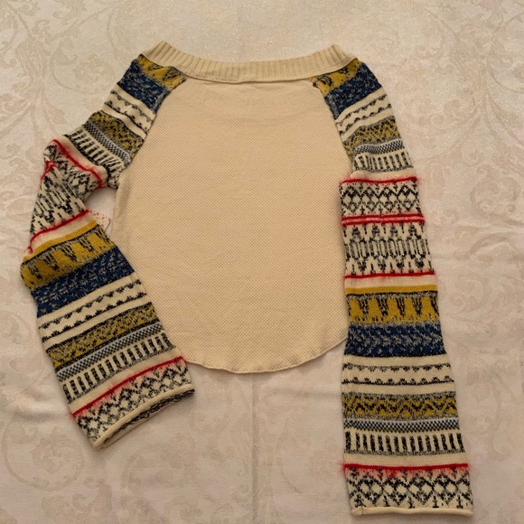 NWT Free People Thermal long sleeve, xs, ivory - Picture 7 of 7